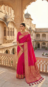 Banarasi Soft Silk Sarees by Kizmit Designs
