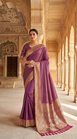Banarasi Soft Silk Sarees by Kizmit Designs