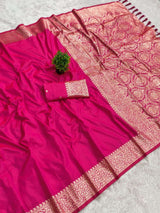 Banarasi Soft Silk Sarees by Kizmit Designs