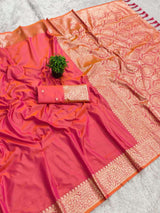 Banarasi Soft Silk Sarees by Kizmit Designs | Saree Collection