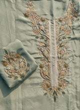 Sanvi Green Unstitched Cord Suit