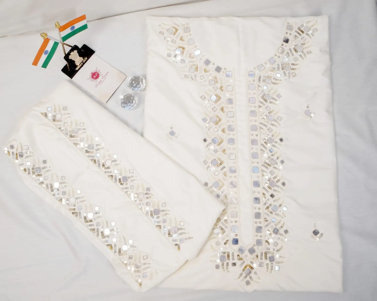 Moonlight Mirror Premium Unstitched Suit