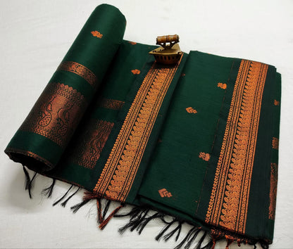 Latika – Gadwal Paithani Saree | Cotton Silk Elegance