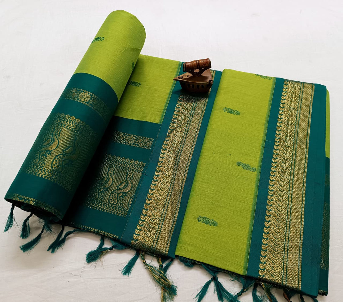 Latika – Gadwal Paithani Saree | Cotton Silk Elegance