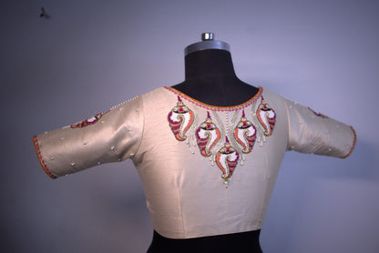 Sankhira Hand Embroidered Blouse.