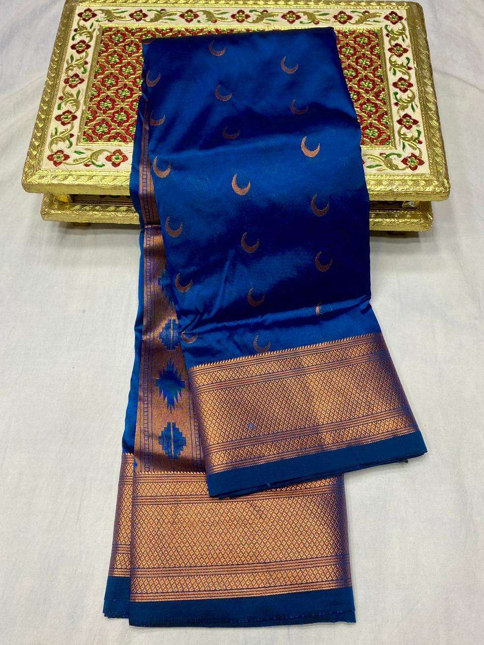 Soft tana silk Chandrakor saree drape falling close to the body