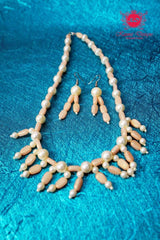 Coral Pearl Charm Handcrafted Jewellery.