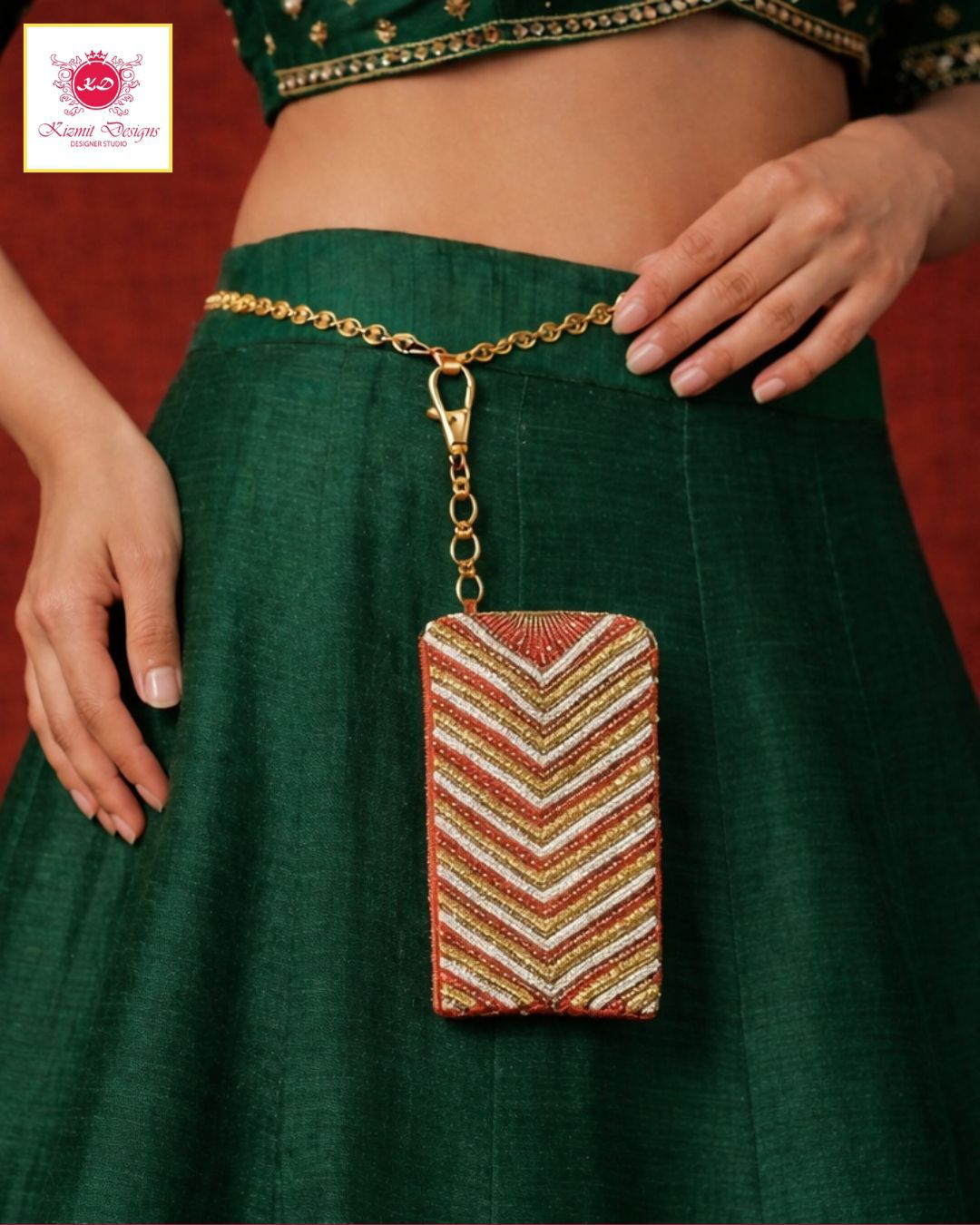 Suvarna Sling Bag – Handcrafted Embroidered | Kizmit Designs