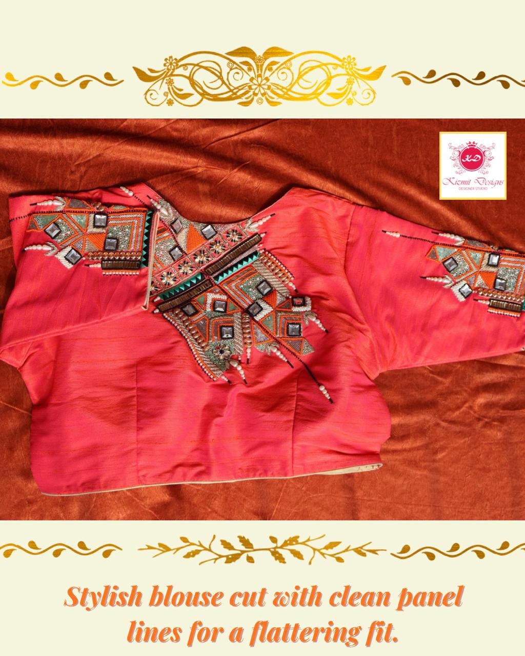 Sunehra Noor Hand Embroidered Designer Blouse
