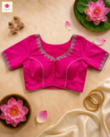 Noor-e-Dabka Blouse - Pistachio Green