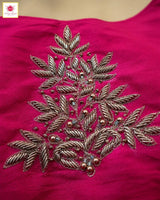Noor-e-Dabka Blouse - Pistachio Green