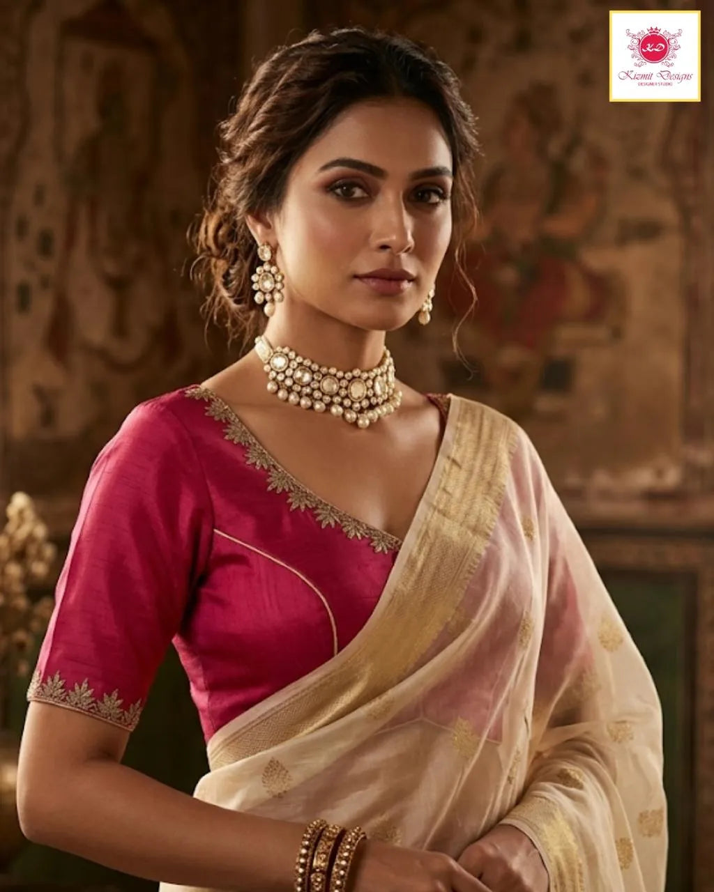 Noor-e-Dabka Blouse
