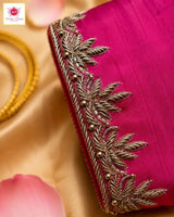 Noor-e-Dabka Blouse - Rani Fuchsia