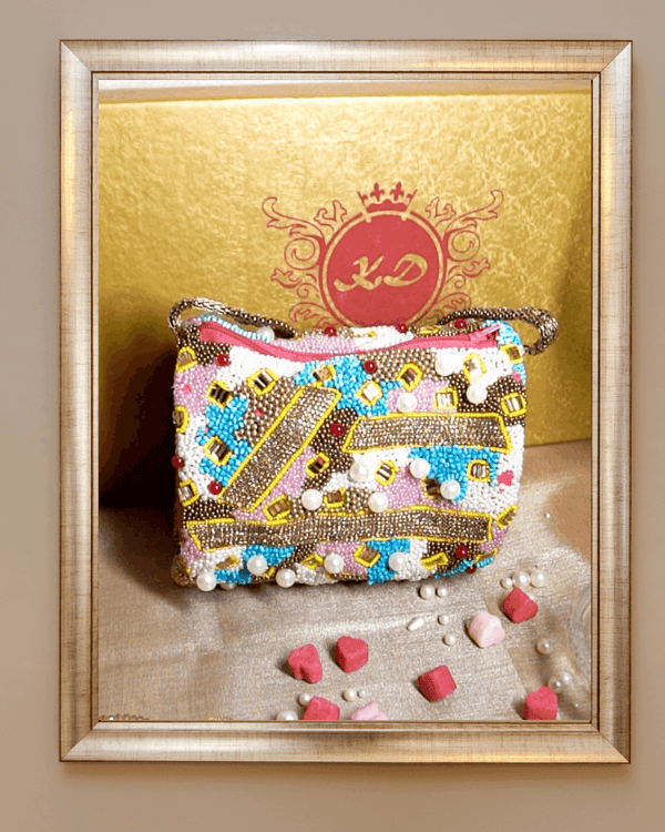 SHRIA – The Jewel of Grace | Mosaic Art Sling Bag.