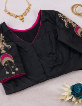 Black Shade Chand Bali Blouse