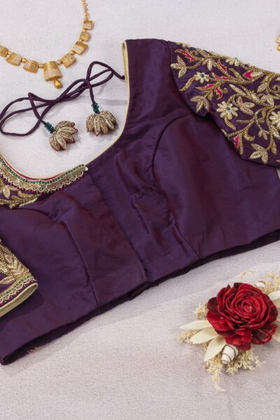 Imperial Shade (Purple Floral Blouse)