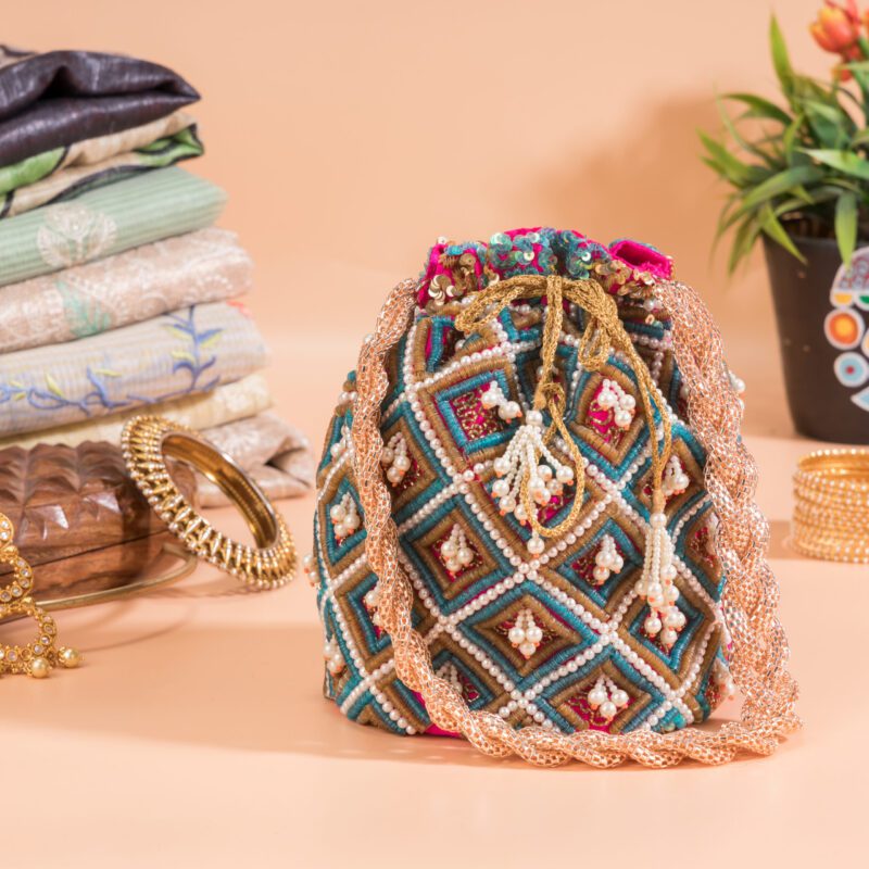 Moti Jumka Potli Bag