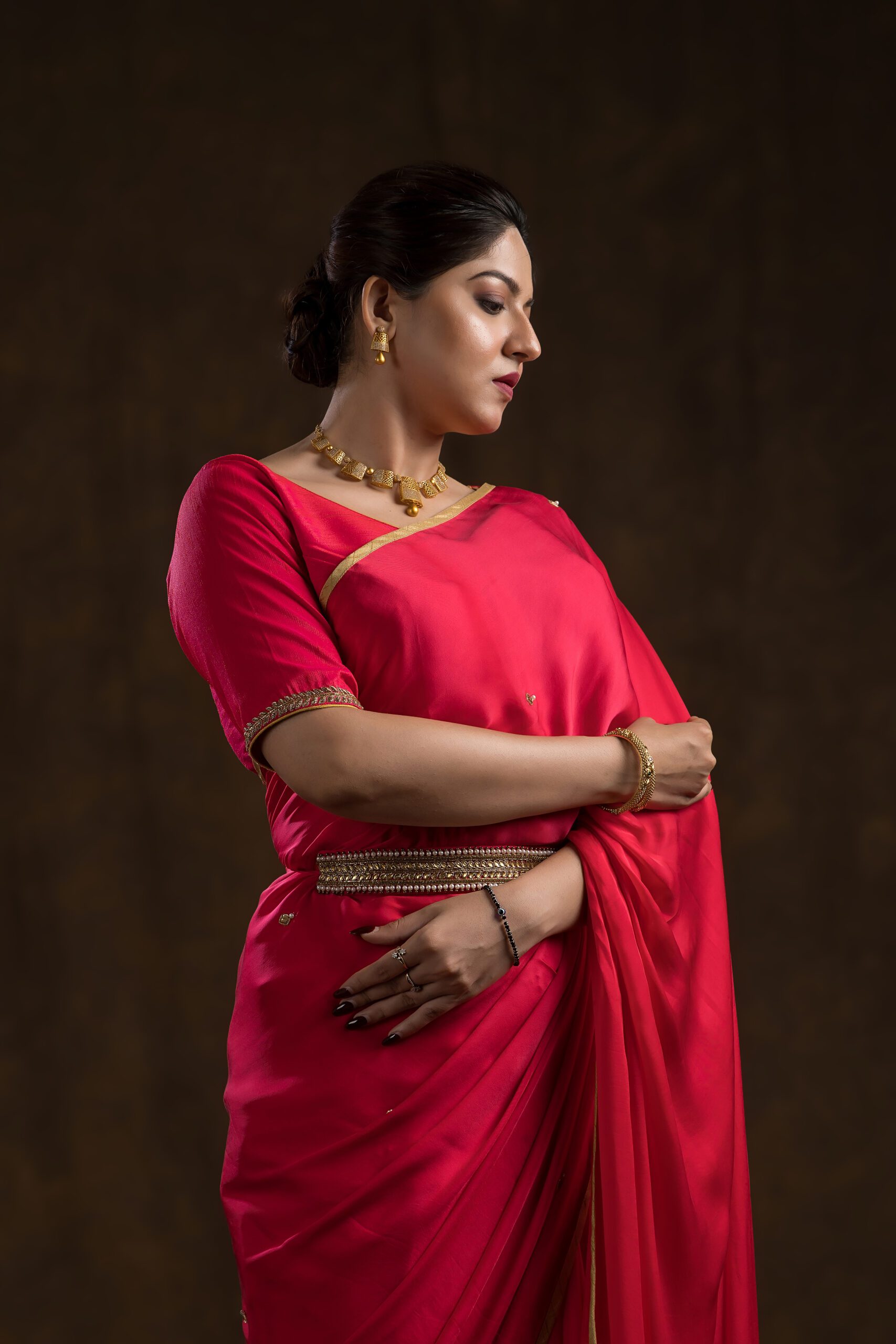The Fuchia Pink Ambi Booti Blouse