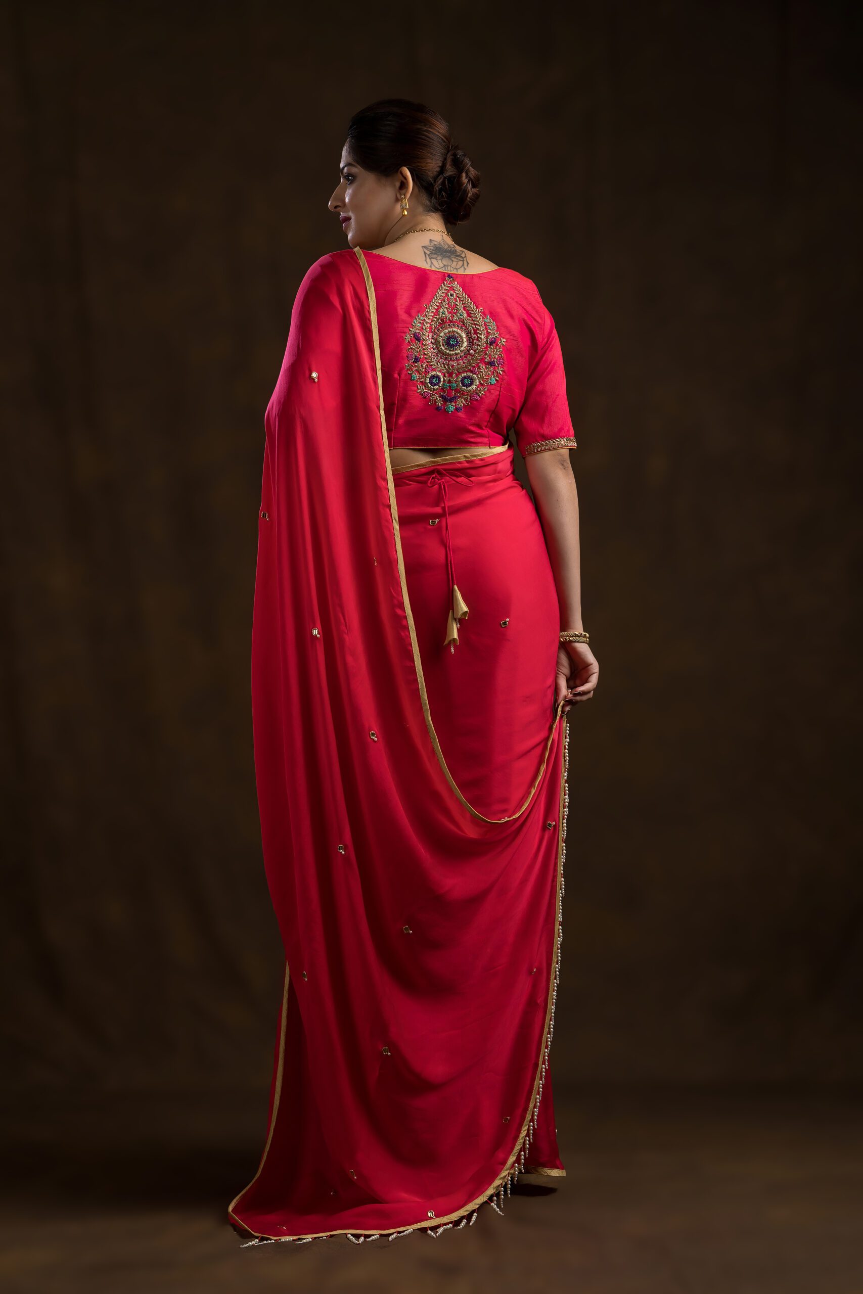 The Fuchia Pink Ambi Booti Blouse