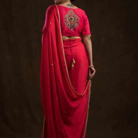 The Fuchia Pink Ambi Booti Blouse