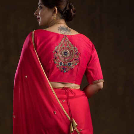 The Fuchia Pink Ambi Booti Blouse