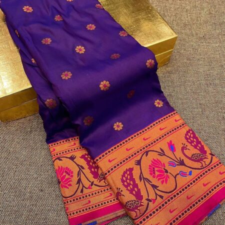 Kizmit Designs Magenta Saree