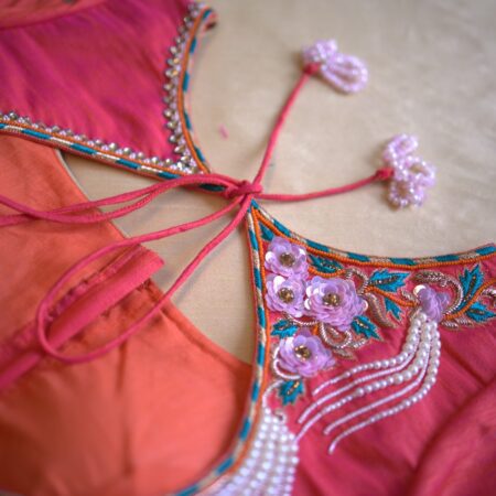 Rossettes with Dancing Pearl Blouse