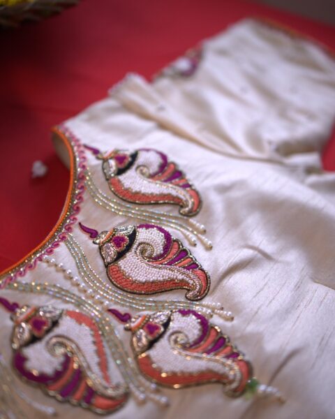 Sankhira Hand Embroidered Blouse
