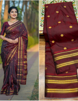Traditional Narayanpeeth Paithani