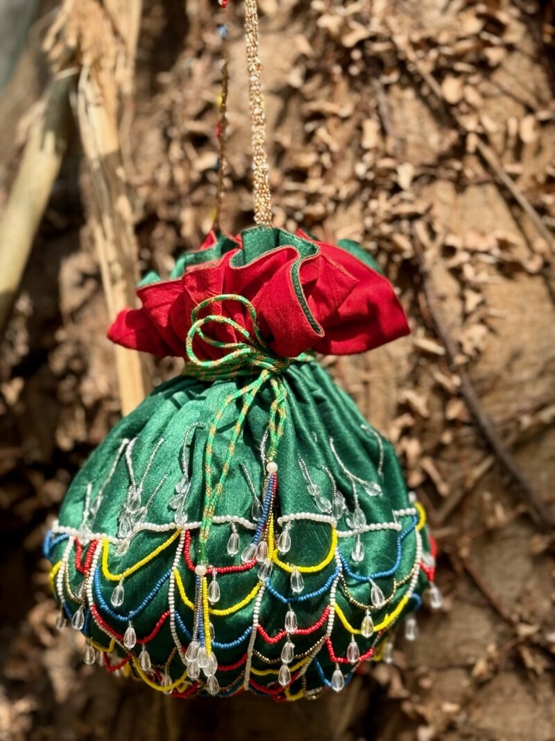 MEVRIKA – HANDCRAFTED BEADED POTLI BAG