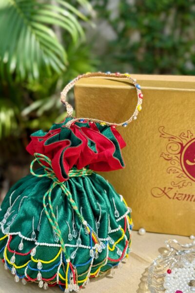 MEVRIKA – HANDCRAFTED BEADED POTLI BAG