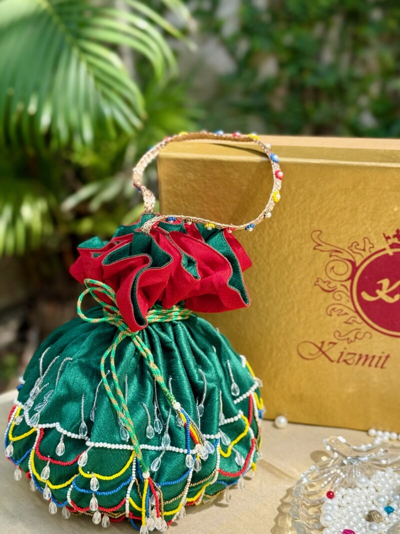 MEVRIKA – HANDCRAFTED BEADED POTLI BAG